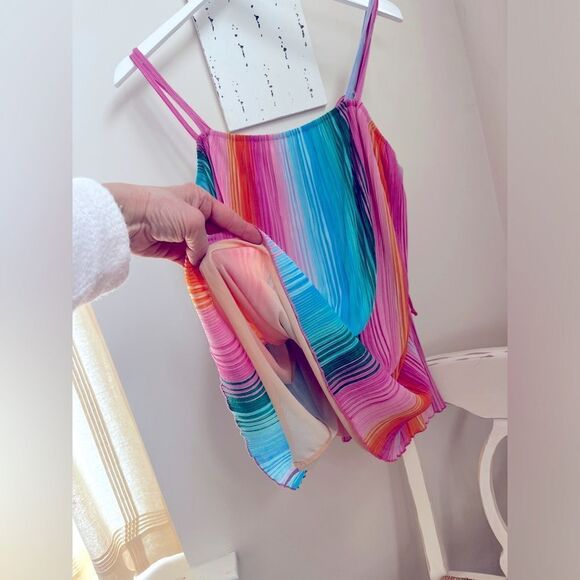 Show Me Your Mumu Sicily
Dress Ombre Pleated Knit Mini dress; Size Small - Picture 8 of 8